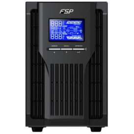 Zasilacz awaryjny UPS FSP, Fortron Champ 1K PPF8001305 - Tower, 3 x  IEC C13, 1000VA|900W, Topologia online - zdjęcie 2